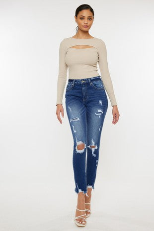 KANCAN HIGH RISE ANKLE SKINNY JEAN