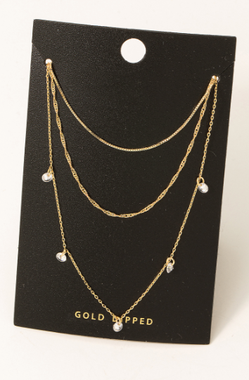 JOY NECKLACE (GOLD DIPPED)